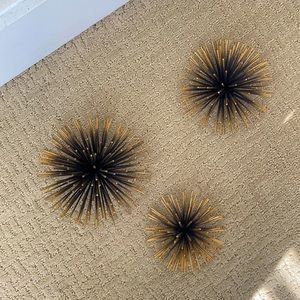 Set of 3 wall accent decor